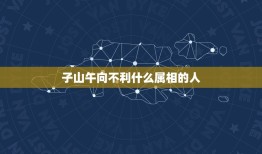 子山午向不利什么属相的人，′子山午向属什么在那年？