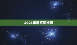 2023年清宫图准吗，男孩女孩清宫图2023准吗？