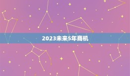 2023未来5年商机，未来5年最热门行业