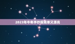 2023年牛年手抄报简单又漂亮，我读书我快乐的手抄报要图片。图画要简单