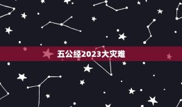 五公经2023大灾难 新闻