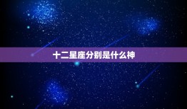 十二星座分别是什么神，十二星座代表的明星