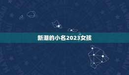 新潮的小名2023女孩，2023女孩新潮乳名