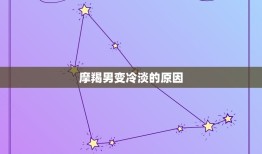 摩羯男变冷淡的原因，摩羯座忽冷忽热的原因