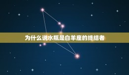 为什么说水瓶是白羊座的终结者，白羊座终结者是谁