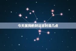 今天属狗的财运吉时是几点，今天属狗的财运吉时是几点开始