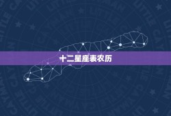 十二星座表农历，12星座长相最丑排行