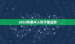 2023年属牛人双子座运势，2023年天蝎座大爆发