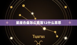 星座合盘怎么看落12什么意思，星座合盘关系解读