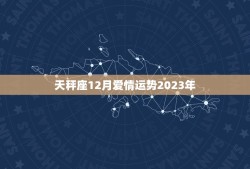 天秤座12月爱情运势2023年，2024年天秤座运势