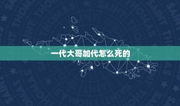 一代大哥加代怎么死的，一代枭雄魏正先是怎么死的