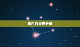 桃白白星座分析，陶白白分析星座配对