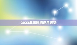 2023年蛇属相逐月运势，属蛇2023年运势及运程详解