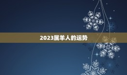 2023属羊人的运势(喜迎贵人事业顺利)