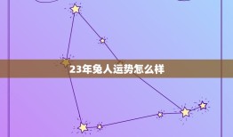 23年兔人运势怎么样(兔年大吉财运亨通)