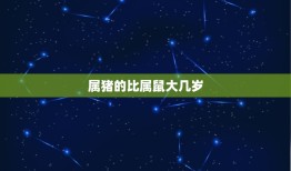 属猪的比属鼠大几岁(十二生肖中猪鼠相遇年龄差距究竟有多大)