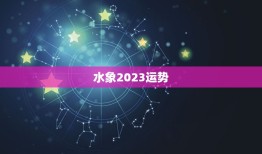 水象2023运势