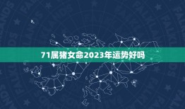 71属猪女命2023年运势好吗，71年属猪50岁有一灾