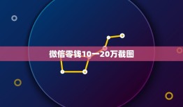 微信零钱10一20万截图，微信转账超过20万限额的截图