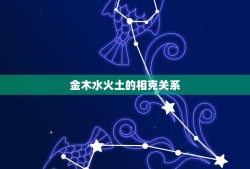 金木水火土的相克关系，要金木水火土五行中的相生相克的关系