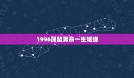 1996属鼠男命一生姻缘，我是96年属鼠的，以后的婚姻和财运怎么样？