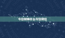 今日财神什么今日财位，今日吉时财位