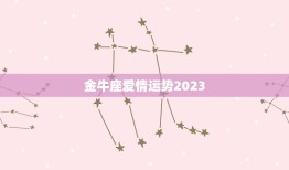 金牛座爱情运势2023，2023年运势更好的星座