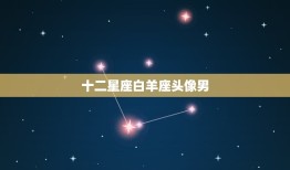 十二星座白羊座头像男，十二星座头像男生