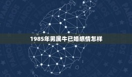 1985年男属牛已婚感情怎样，1985年属牛的男人对婚外情人是怎样的心