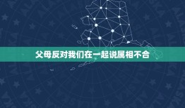 父母反对我们在一起说属相不合，父母反对我们在一起就因为属相不合