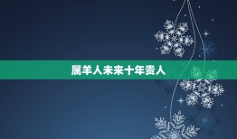 属羊人未来十年贵人，属羊人近几年哪一年运气最好