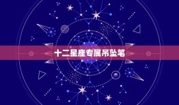 十二星座专属吊坠笔，十二星座专属蝴蝶手链