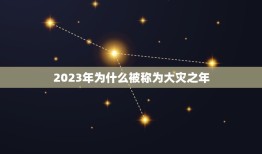 2023年为什么被称为大灾之年，无什么什么在