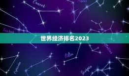 世界经济排名2023，2023世界大学最新排名