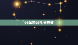 91羊和97牛谁克谁(星座大战谁将成为胜利者)