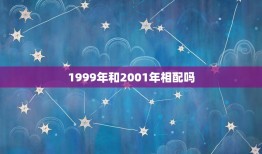 1999年和2001年相配吗，1999年男跟2001年女在一起合适吗