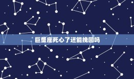 巨蟹座死心了还能挽回吗，十二星座专属钻石项链