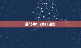 属马牛年2023运势(未来三年马儿牛角运势如何)