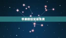 苹果微信安装免费，苹果ios可以2个微信app，已找到免费的。