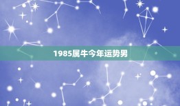 1985属牛今年运势男，1985年属牛男2023年运势及运程