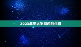 2023年犯太岁最凶的生肖 2023年化解太岁最简单的方法