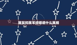 属鼠和属羊结婚避什么属相，女属鼠和男属羊结婚有什么方法