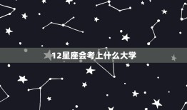 12星座会考上什么大学，十二星座更优秀的星座