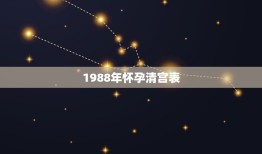 1988年怀孕清宫表，1988年属龙人的生孩子是男是女