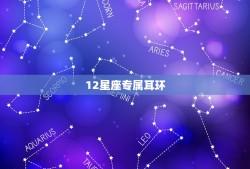 12星座专属耳环，12星座专属头像