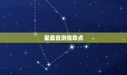 星盘自测宿命点，个人星盘查询分析完整