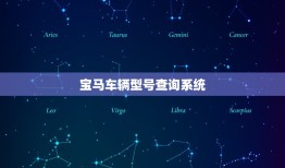 宝马车辆型号查询系统，宝马车辆型号查询系统官网