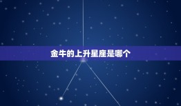 金牛的上升星座是哪个(介绍你的内心世界)