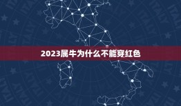 2023属牛为什么不能穿红色，2023年属牛本命年忌讳什么颜色？有什么