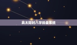 真太阳时八字排盘系统，算命，墓绝胎养是什么